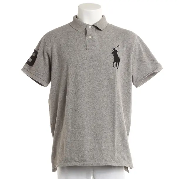 Polo Shirt, in Gray, Cotton, Polo Ralph Lauren