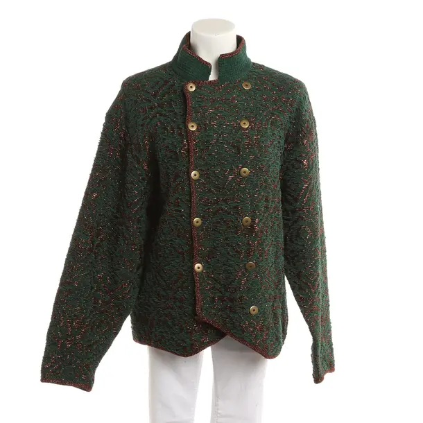 Cardigan, in Green, Cotton, Jean Paul Gaultier