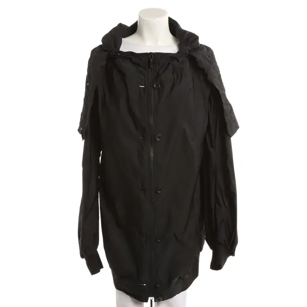 Mid-Season Jacket, in Black, Polyester, Ermanno Scervino