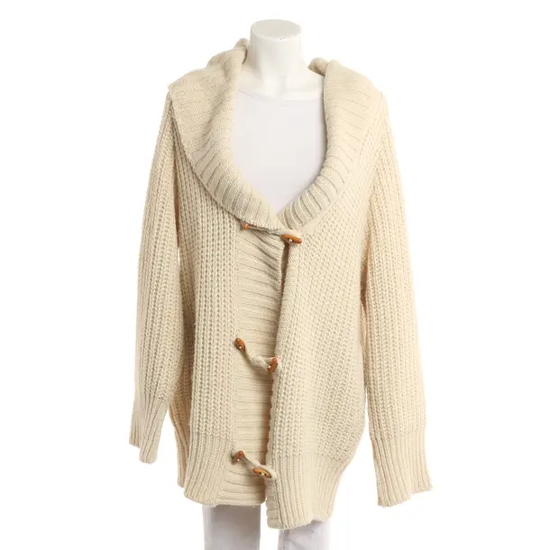 Strickjacke, in Cream, Wolle, Jil Sander