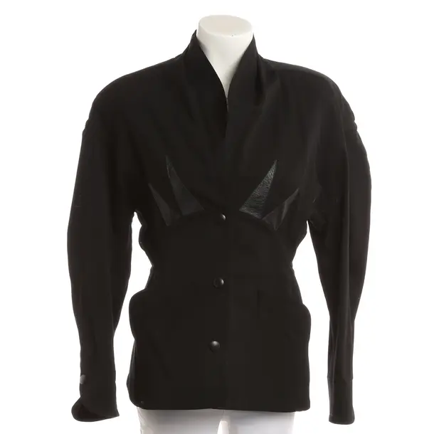 Blazer, in Schwarz, Viskose, Thierry Mugler