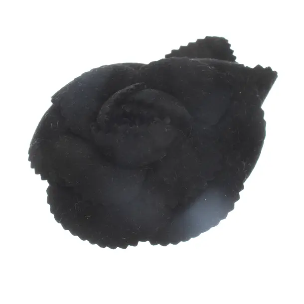 Brooch, in Black, Other Fibers, Chanel