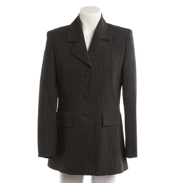 Blazer, in Dunkelgrau, Wolle, Karl Lagerfeld