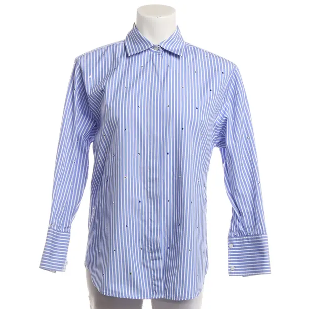 Bluse, in Blau, Baumwolle, MSGM