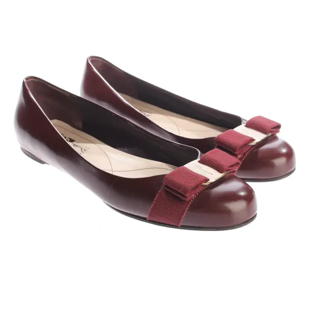 Ballerine, in Bordeaux, Salvatore Ferragamo