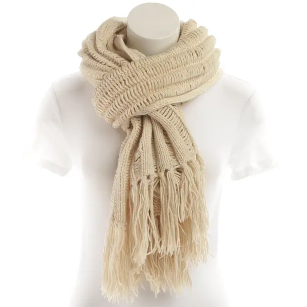 Schal, in Beige, Wolle, Marc Jacobs