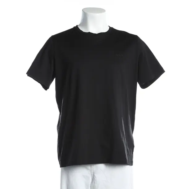 T-Shirt, in Black, Cotton, Prada