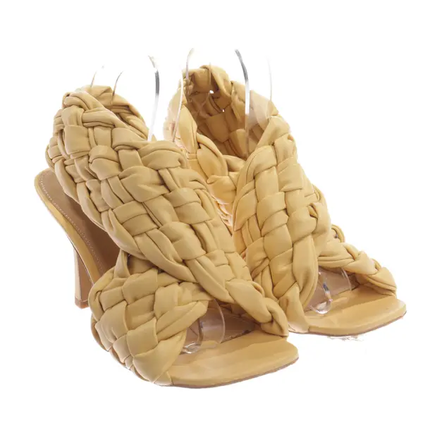 Sandals, in Mustard Yellow, Bottega Veneta