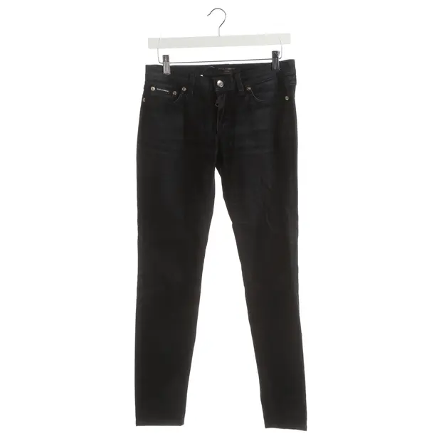 Hose, in Navy, Baumwolle, Dolce & Gabbana