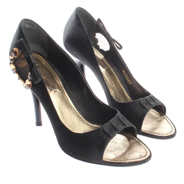 Peep Toes, in Black, Louis Vuitton