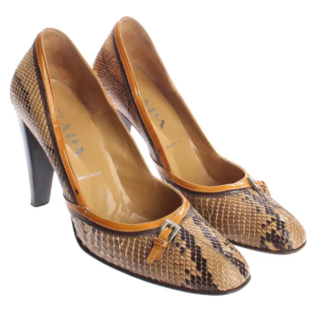 Décolleté, in Marrone chiaro, Prada