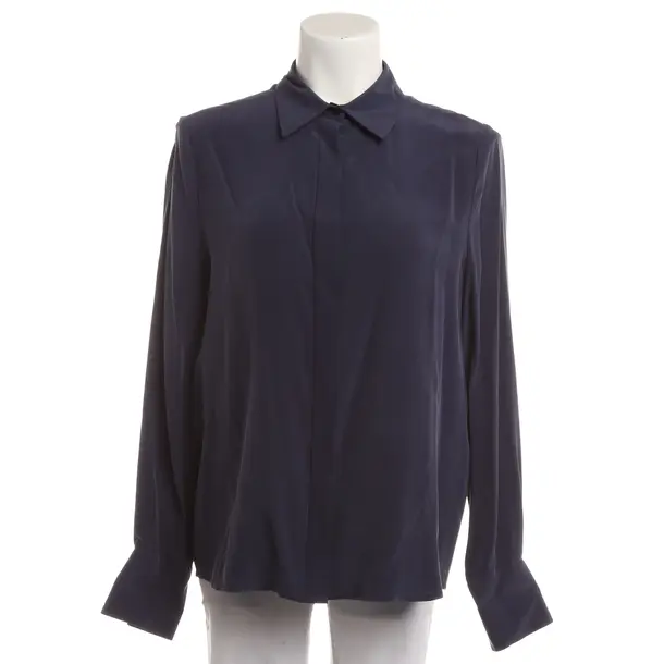 Blouse, in Navy, Silk, Iris von Arnim