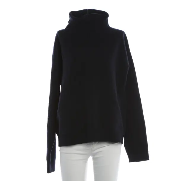 Wool Jumper, in Navy, Wool, Joseph