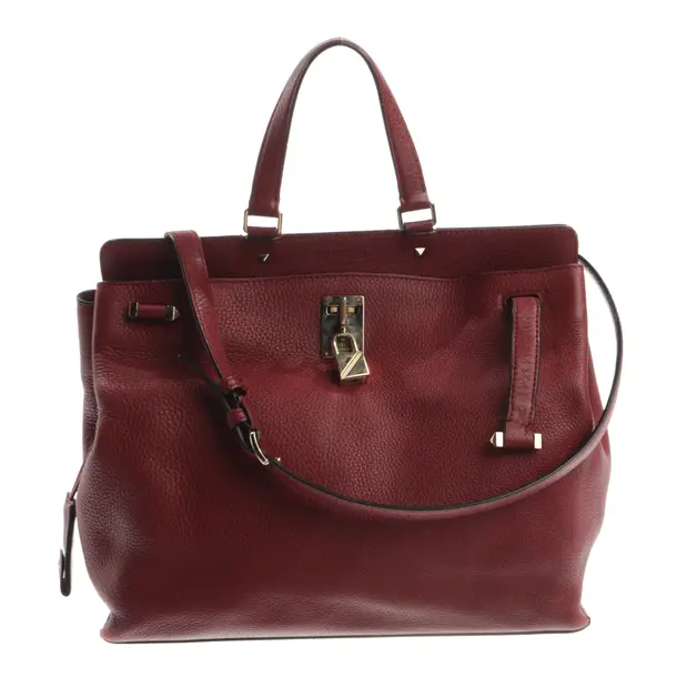 Schultertasche, in Rot, Leder, Valentino