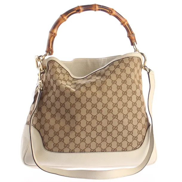 Schultertasche, in Hellbraun, Sonstiges Material, Gucci