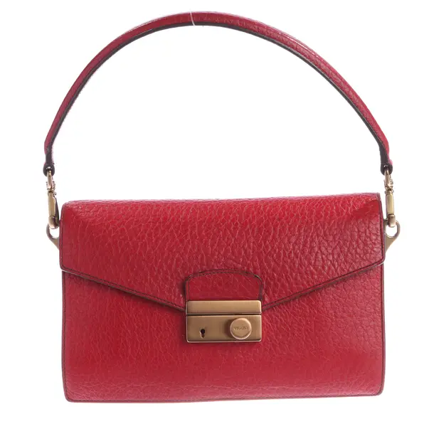 Borsetta, in Rosso, Pelle, Prada