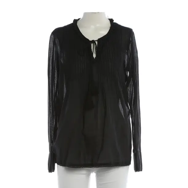 Bluse, in Schwarz, Baumwolle, Steffen Schraut