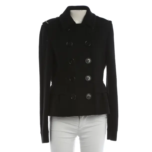 Mid-Season Jacket, in Black, Wool, Burberry London