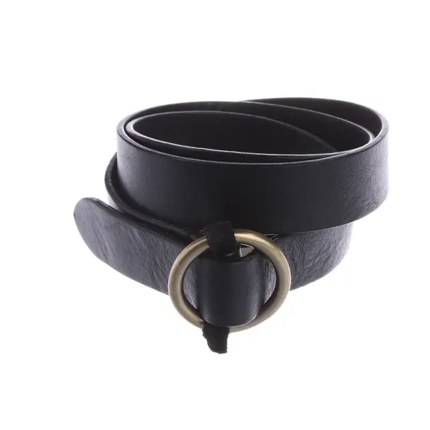 Belt, in Black, Leather, Ba&sh