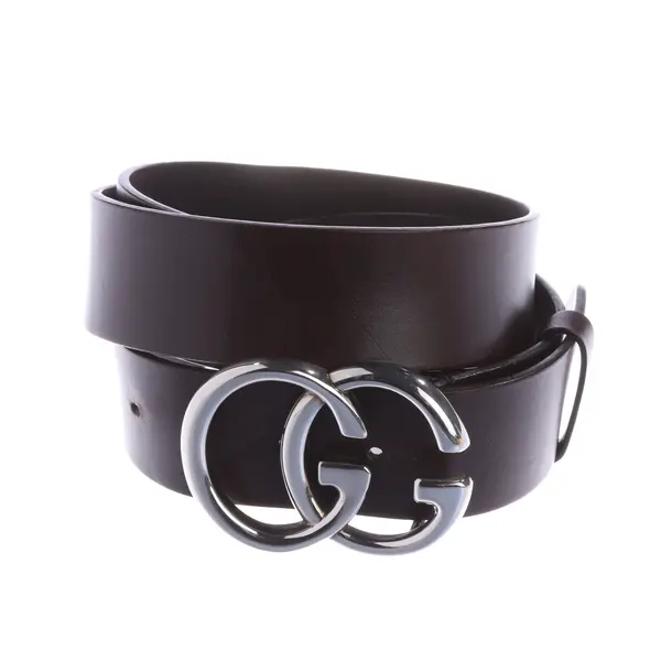 Gürtel, in Dunkelbraun, Leder, Gucci