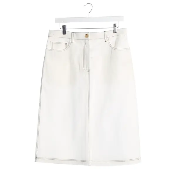 Skirt, in White, Cotton, Totême