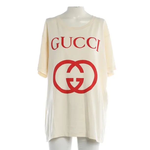 Shirt, in Beige, Baumwolle, Gucci