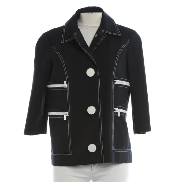 Mid-Season Jacket, in Navy, Cotton, Michael Kors