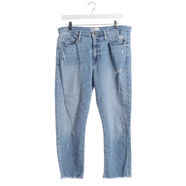Slim Fit Jeans, in Light Blue, Cotton, Frame