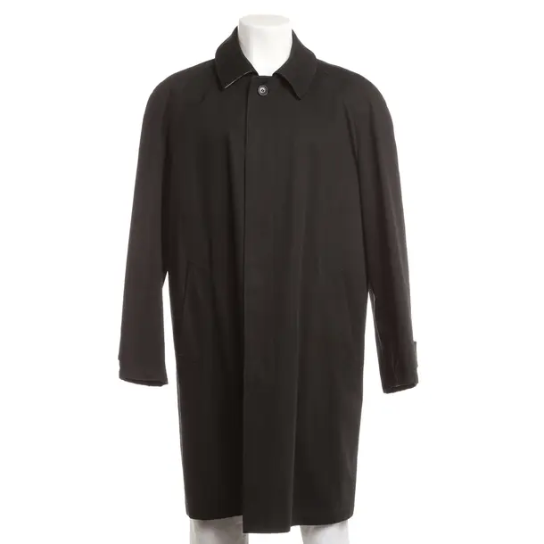 Overcoat, in Black, Cotton, Burberry London