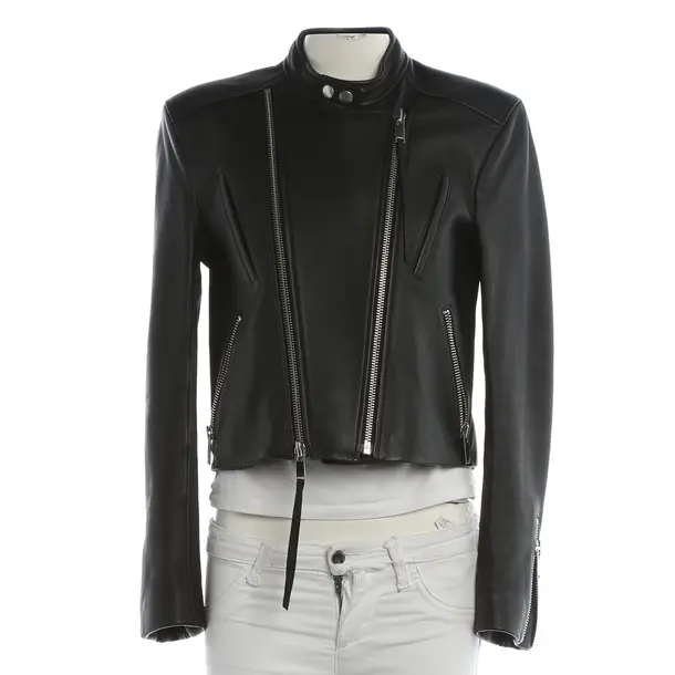 Lederjacke, in Schwarz, Leder, Dorothee Schumacher