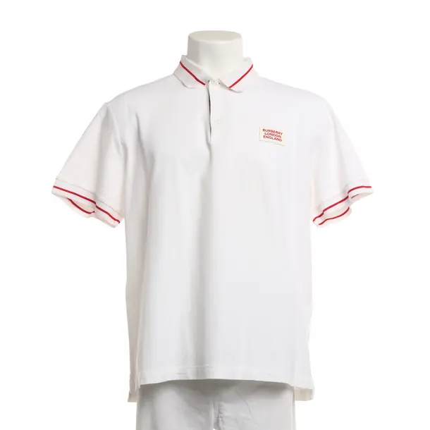 Poloshirt, in Weiß, Baumwolle, Burberry London