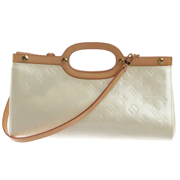 Clutch Bag, in Beige, Canvas, Louis Vuitton