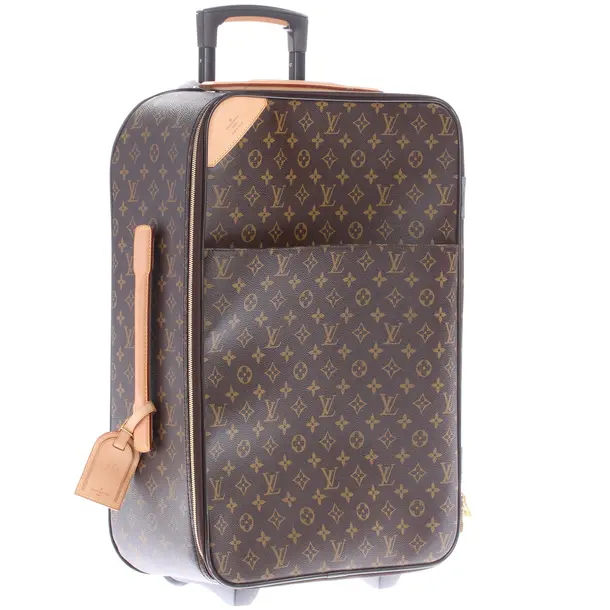 Suitcase, in Brown, Leather, Louis Vuitton