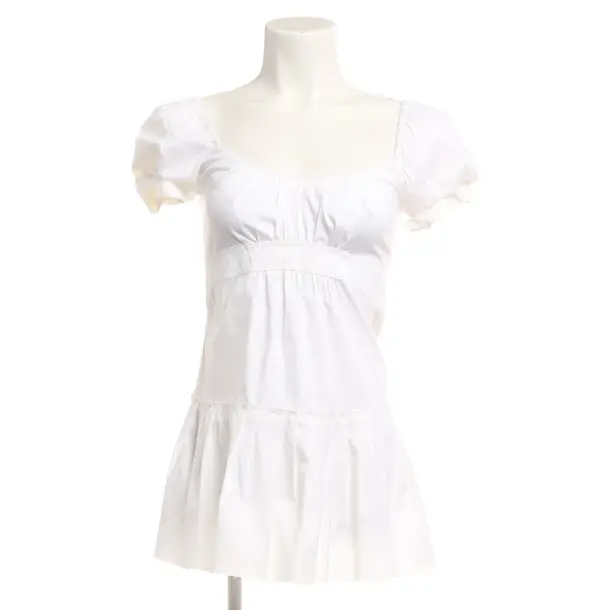 Kleid, in Weiß, Baumwolle, Prada