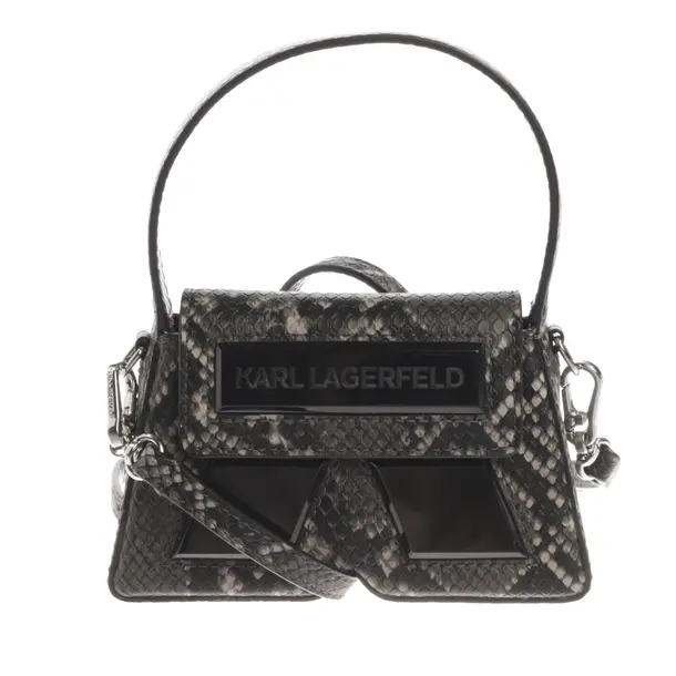 Handbag, in Black, Leather, Karl Lagerfeld