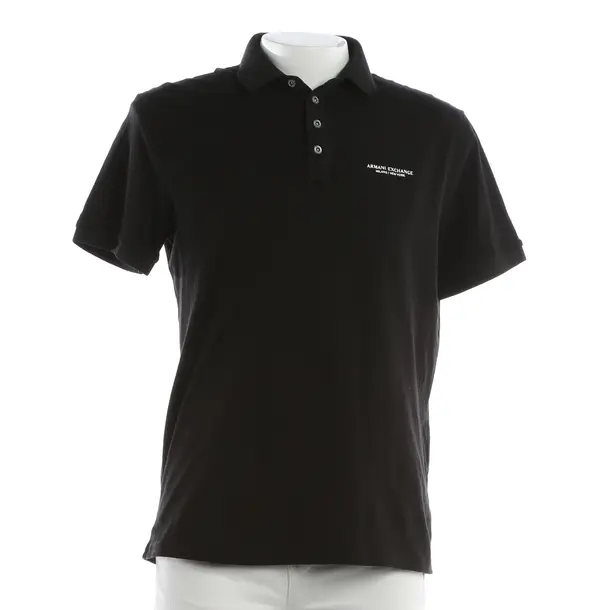 Polo, in Nero, Cotone, Armani Exchange