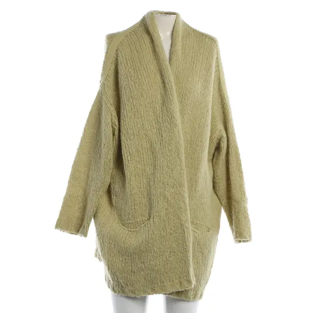 Strickjacke, in Olivgrün, Polyacryl, American Vintage