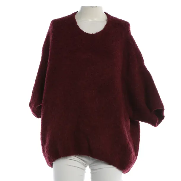 Pullover, in Bordeaux, Wolle, American Vintage