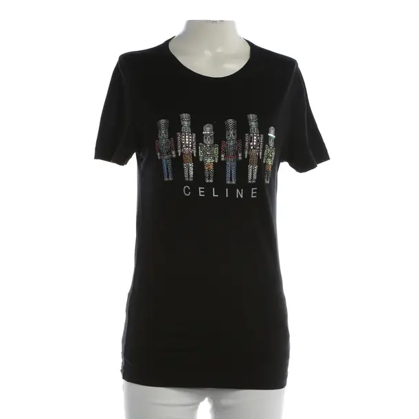 Shirt, in Schwarz, Baumwolle, Céline