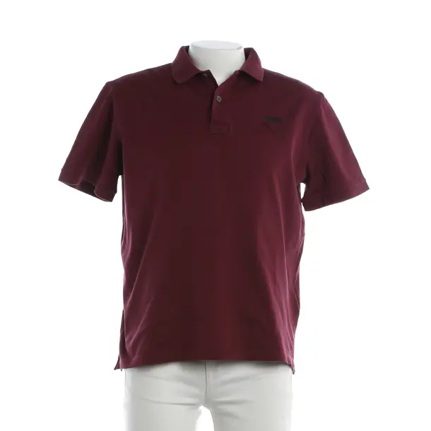 Poloshirt, in Bordeaux, Baumwolle, Prada