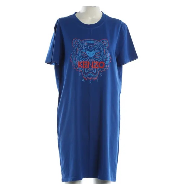 Kleid, in Blau, Baumwolle, Kenzo