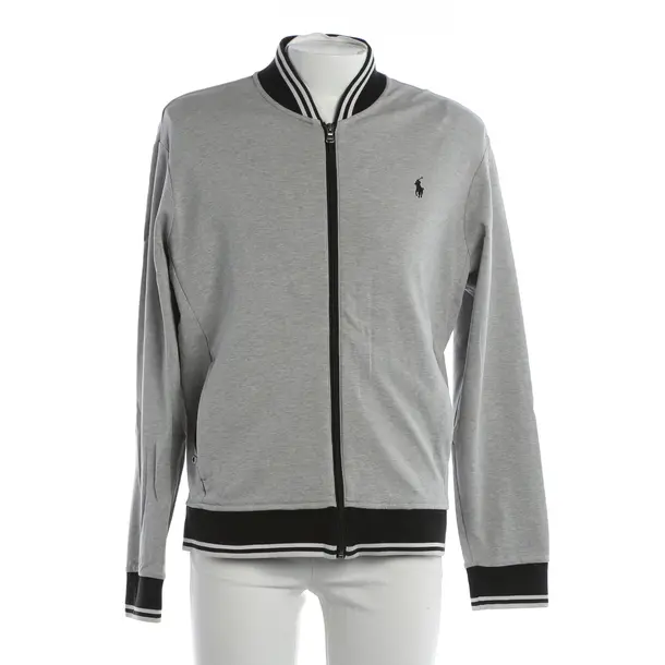 Zip-Up Hoodie, in Gray, Cotton, Polo Ralph Lauren