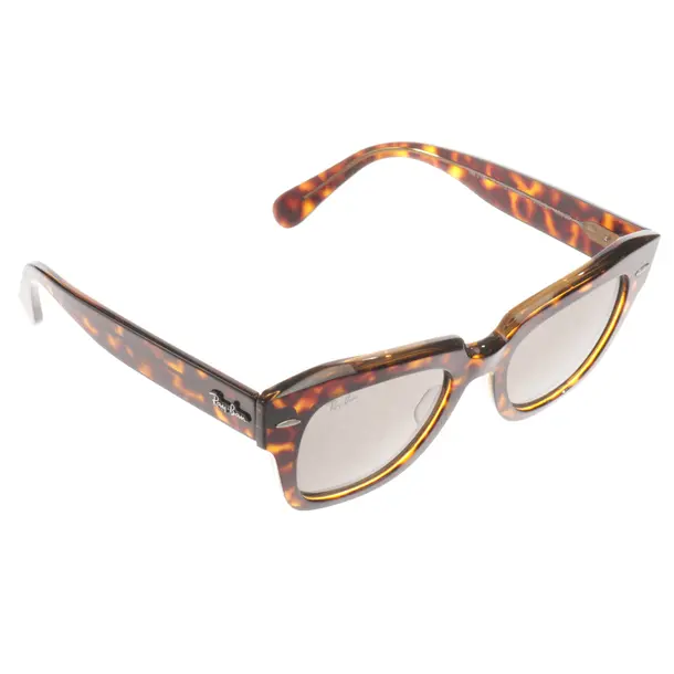 Occhiali da sole, in Marrone scuro, Plastica, Ray Ban
