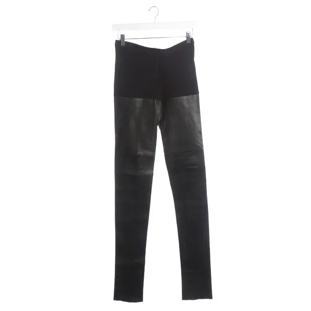 Pantaloni, in Nero, Pelle, Marc Cain
