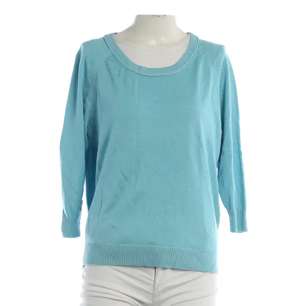 Jumper, in Turquoise, Silk, Hugo Boss