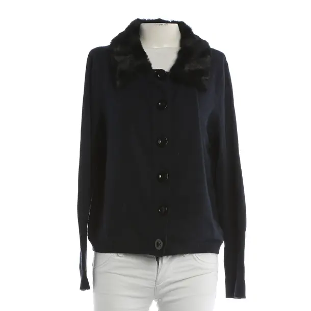 Cardigan, in Navy, Viscose, Steffen Schraut