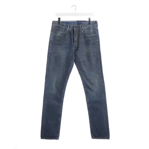 Slim Fit Jeans, in Blue, Cotton, Off-White
