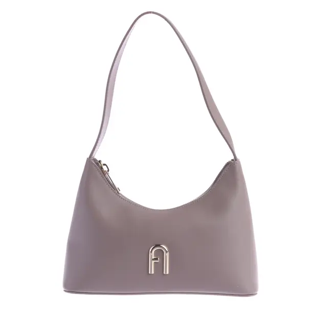 Shoulder Bag, in Light Brown, Leather, Furla