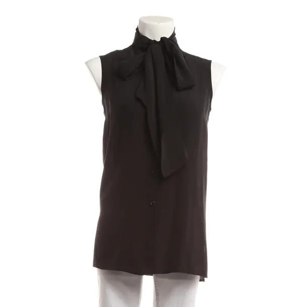 Bluse, in Schwarz, Seide, Alexander McQueen