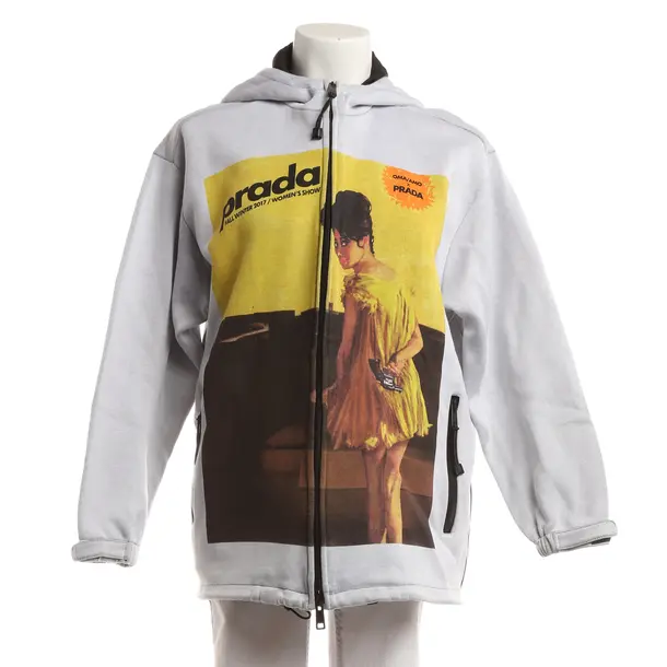 Sommerjacke, in Hellgrau, Baumwolle, Prada